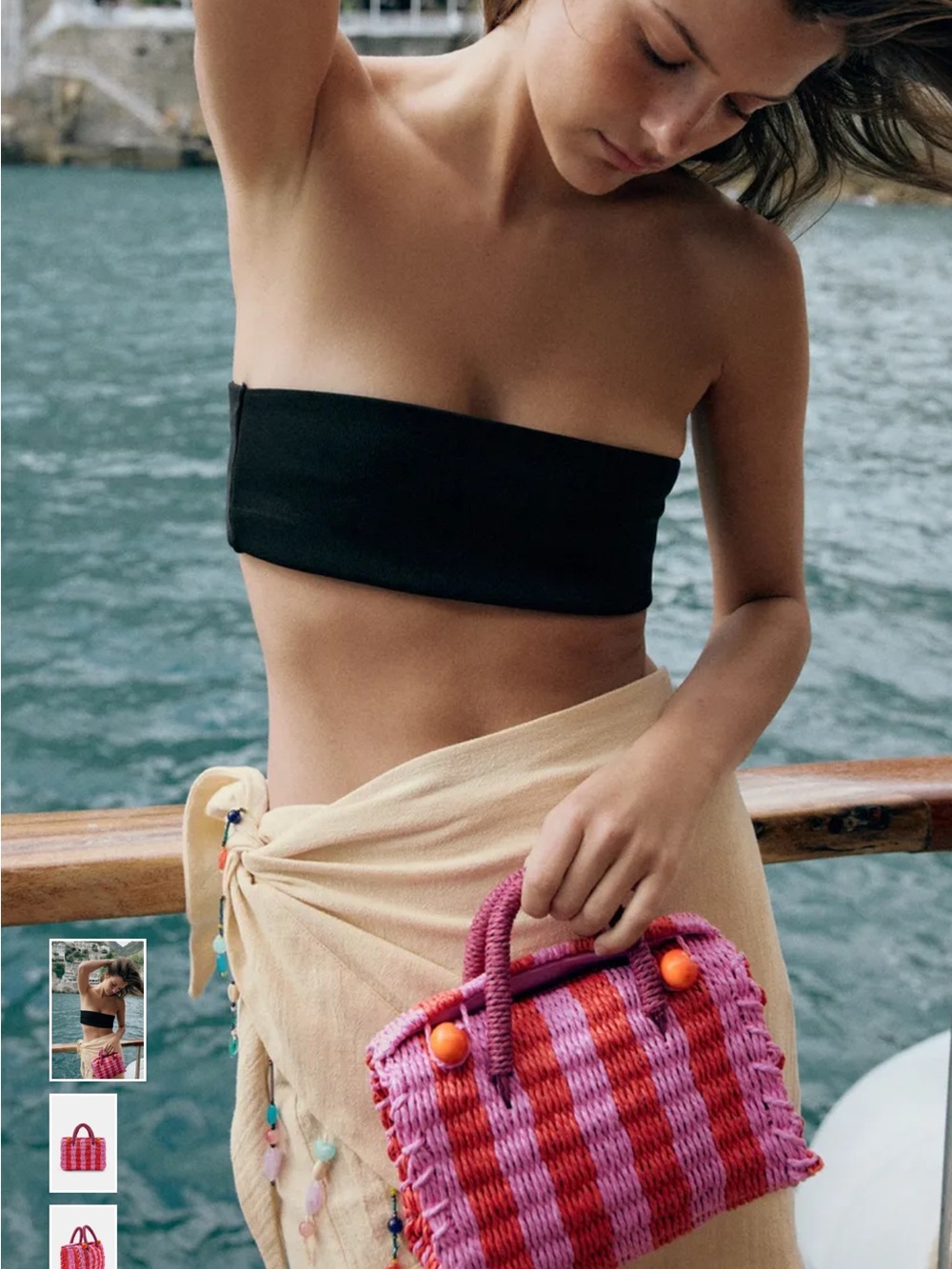Zara Woven Trunk Bag
